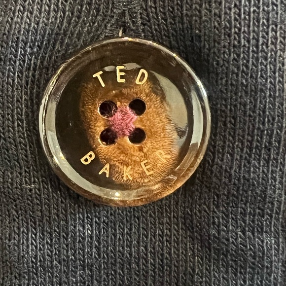 Ted Baker Walter Cardigan, Navy Blue, size XL - Picture 3 of 4